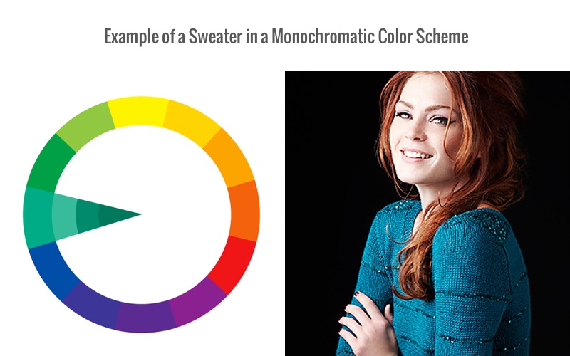 Monochromatic colors, color scheme, color wheel