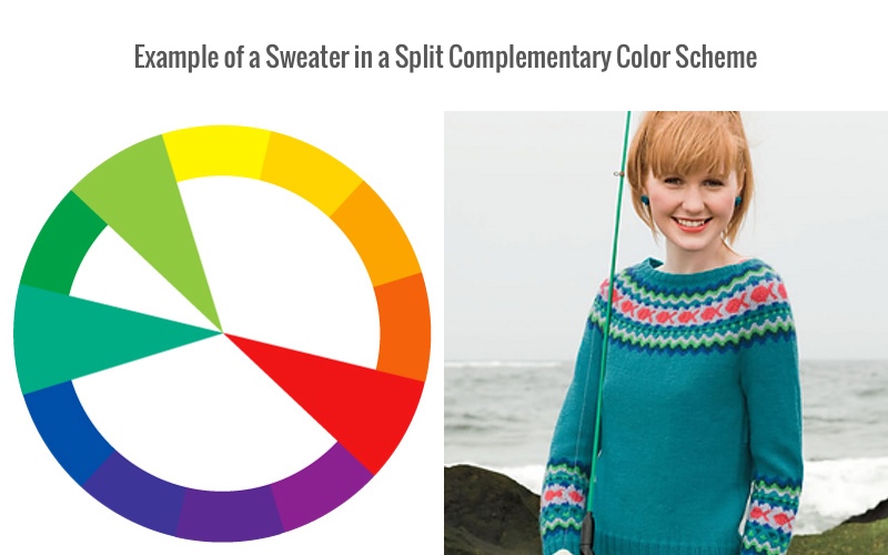 Split complementary colors, color scheme, color wheel