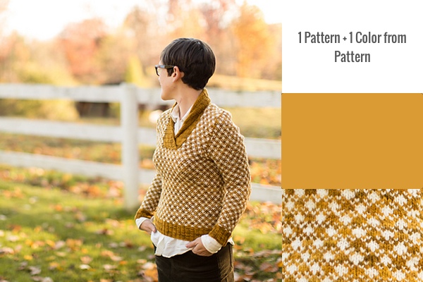 1 Pattern + 1 Color Pattern: Aunt Fred by Pamela Wynne