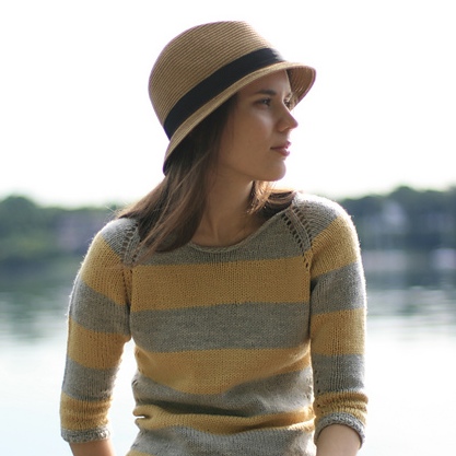 simple striped sweaters, pattern, knitting, womens
