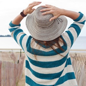 simple striped sweaters, pattern, knitting, women