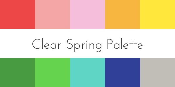 color analysis clear spring palette