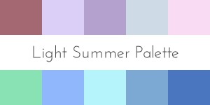 color analysis light summer palette