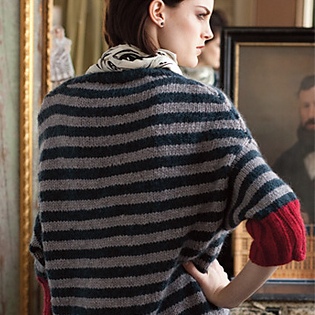 simple striped sweaters, pattern, knitting, womens