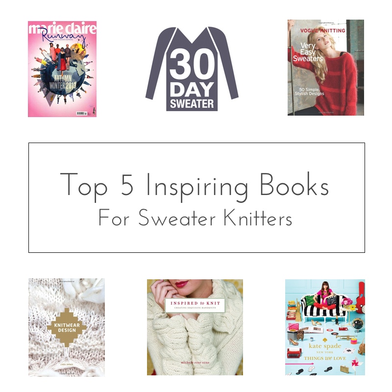 top 5 sweater knitting inspiration books