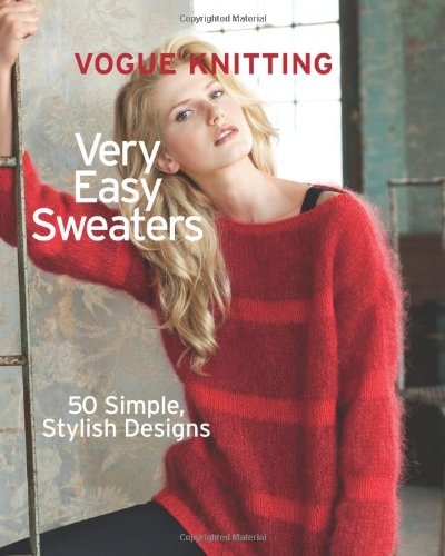 vogue knitting very easy sweaters inspiring books 