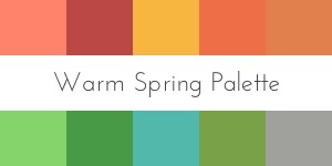 color analysis warm spring palette