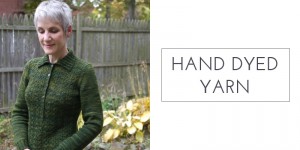 set-in sleeves hand dyed yarn