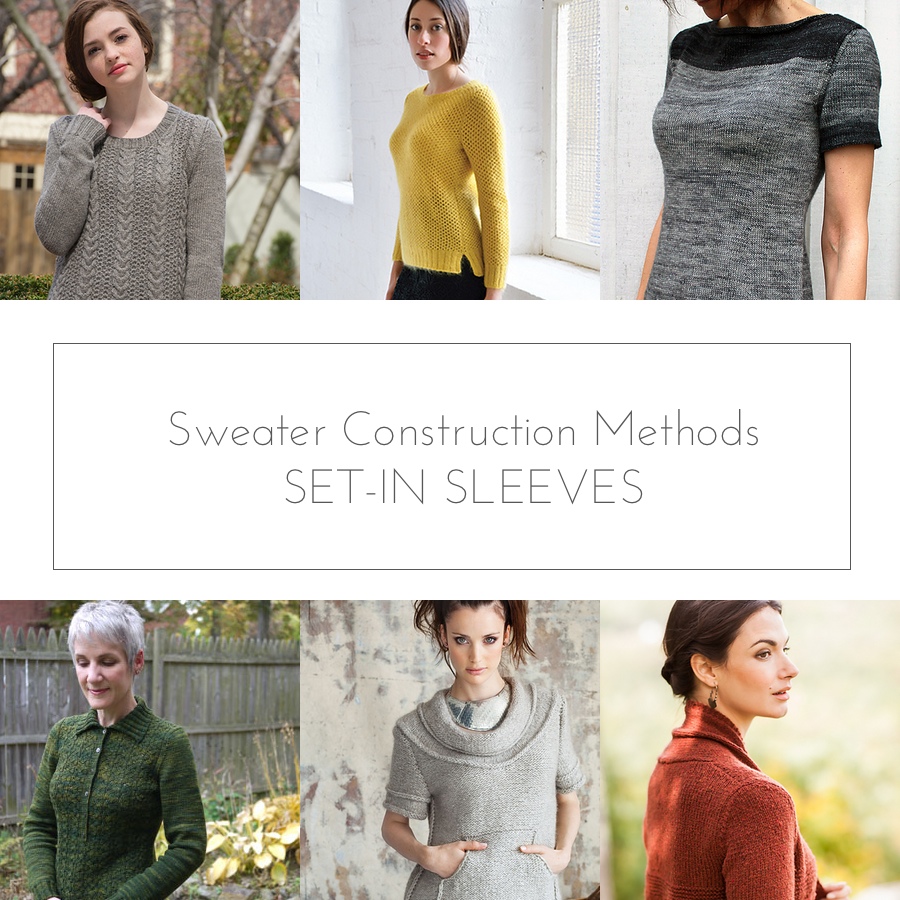 set-in sleeves sweater construction methods