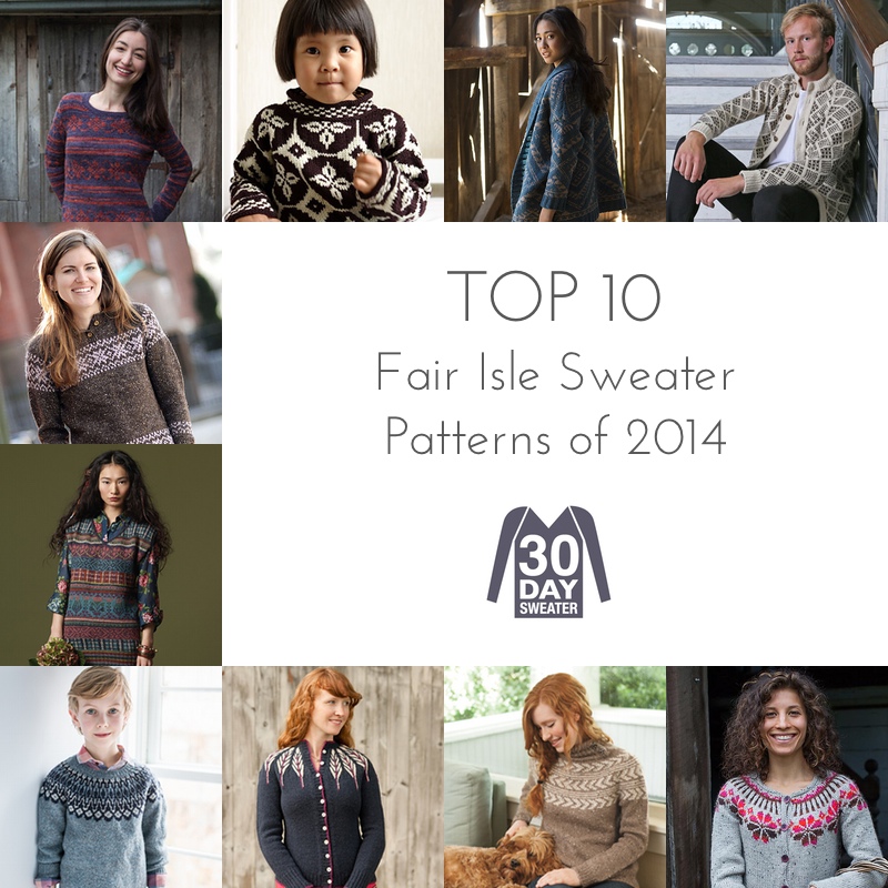 top ten fair isle sweater patterns